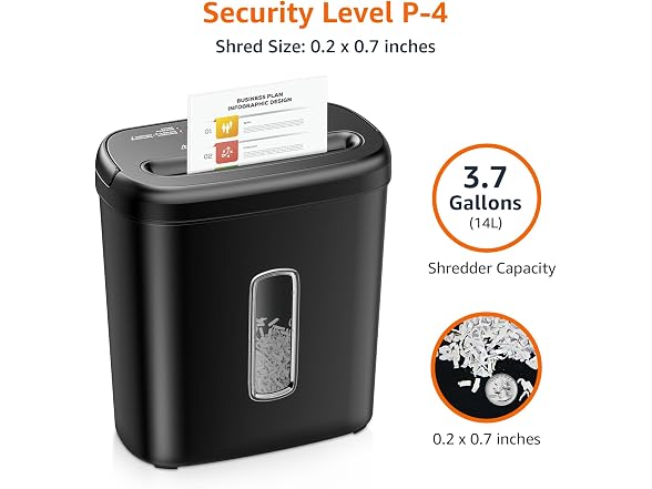 Amazon Basics Amazon Basics 8-Sheet High Security