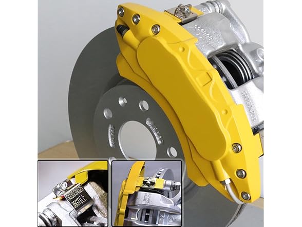 AOOA Caliper Covers Disc Brake Yellow 