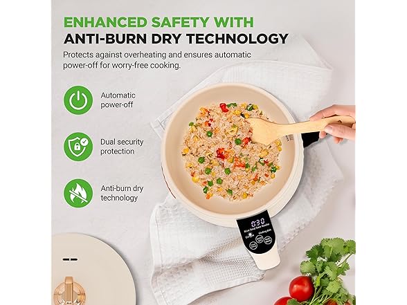 NutriChef 1.6 QT Portable Electric Rice Cooker