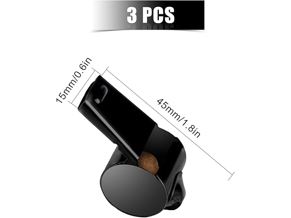 SAVITA 3pcs Stainless Steel Whistles Activities
