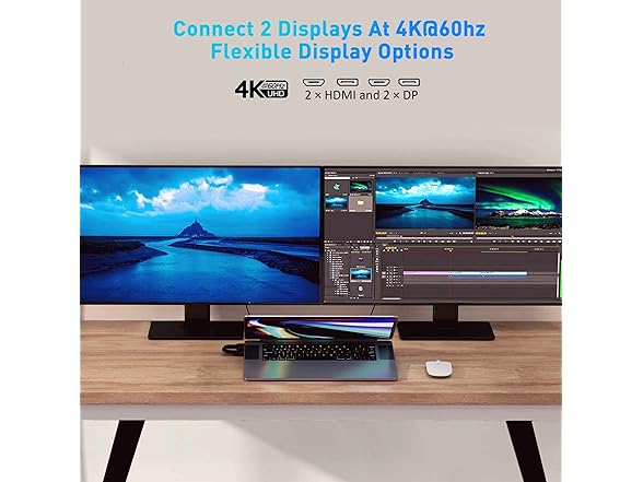 HyperDrive Multi-Display Docking Station