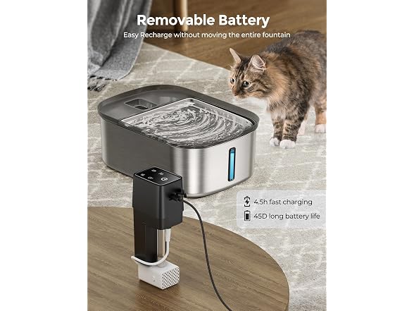 Chumajor Wireless 7.5l/254oz/2Gal Dog Water