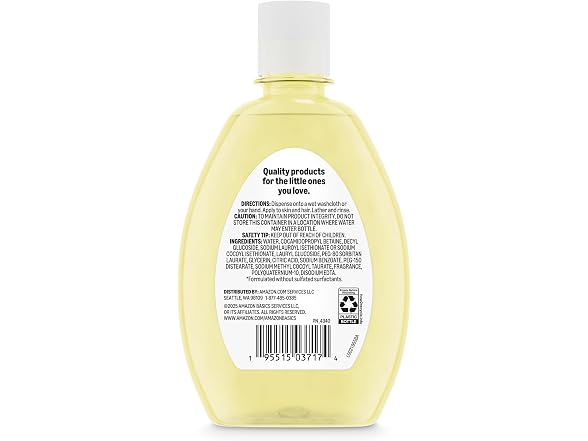 Amazon Basics Tear Free Baby Hair and Body Wash