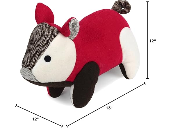 Martha Stewart Fleece Pig Dog Toy