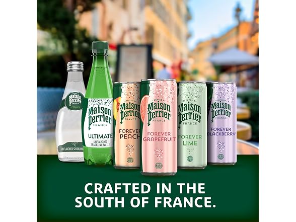 8CT Maison Perrier Forever Peach Sparkling Water