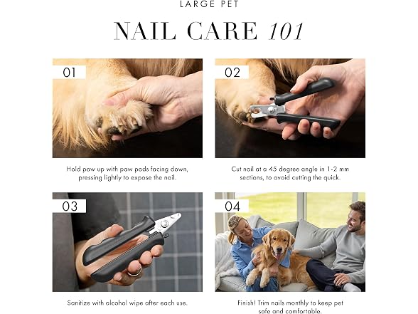 Tweezerman Large Nail Clippers for Pets
