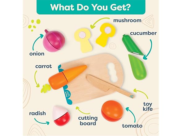 B. toys – Chop 'n' Play – Vegetables