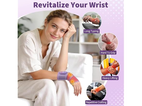 Cordless Wrist Heating Pad Massage