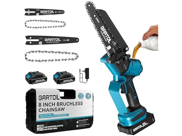 GARTOL 8 inch Mini Chainsaw