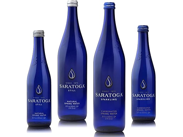 1CT Saratoga Still Spring Water Bottle PET