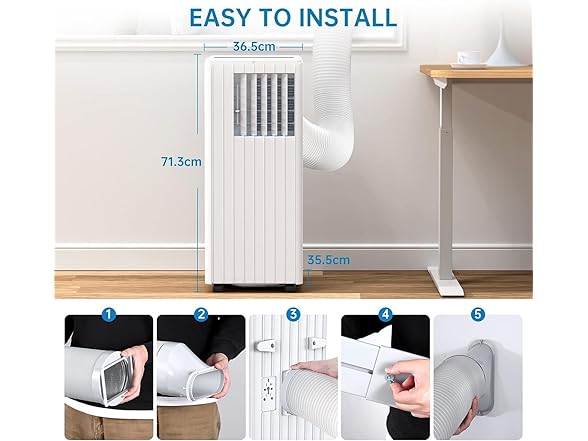 GarveeHome 8,000 BTU Portable Air Conditioner