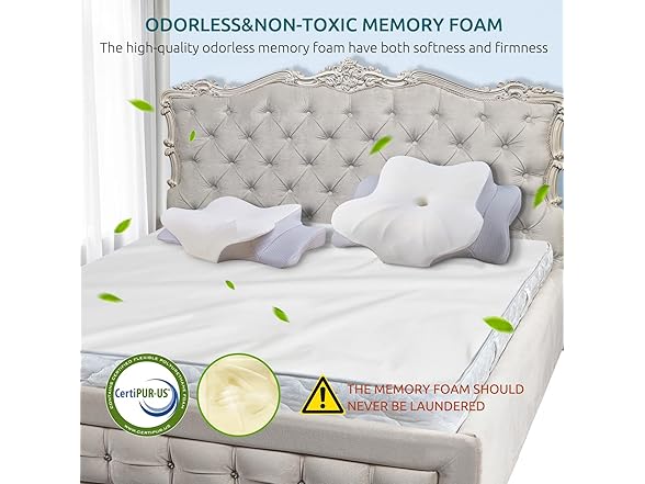 DONAMA Cervical Neck Pillow, Queen Size