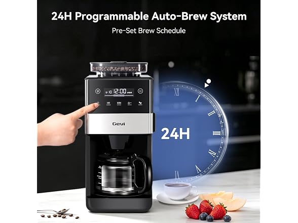 Gevi 10-Cup Grind & Brew Coffee Maker