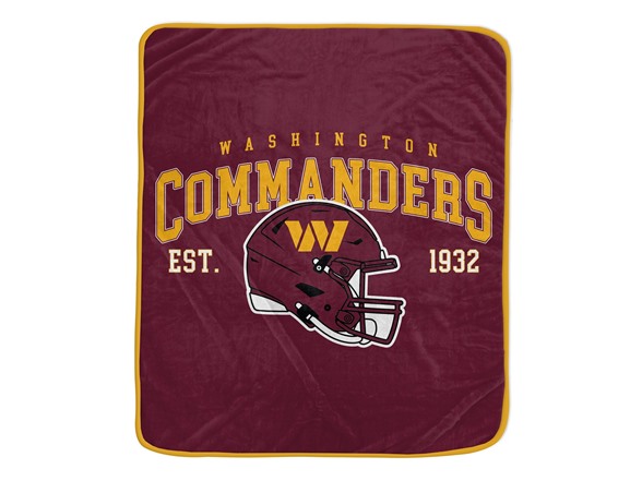 NFL Team Vintage Helmet Cozy Throw (50 x 60)
