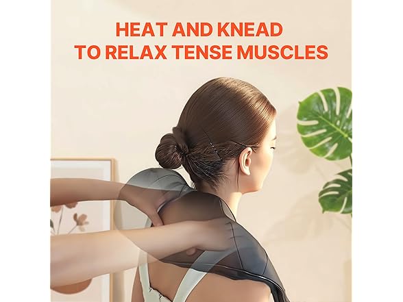 Neck Shoulder Shiatsu Massager w/ Heat