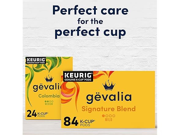 84CT Gevalia Signature Blend Mild Light Roast KCups
