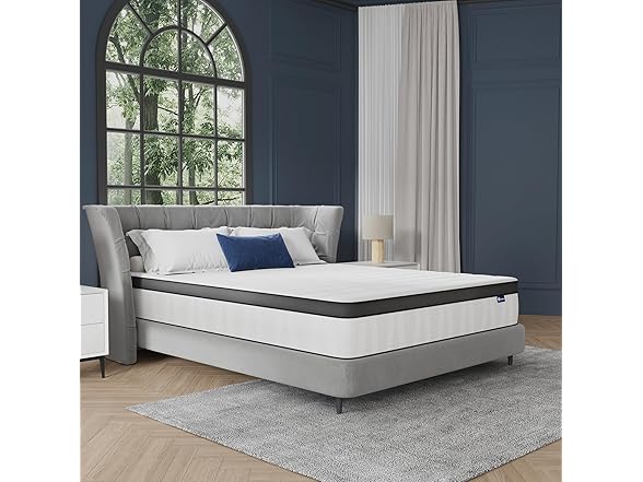 Avenco 14" Queen Mattress in a Box, Medium Firm