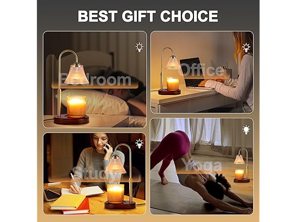 EUAONYA Candle Warmer Lamp