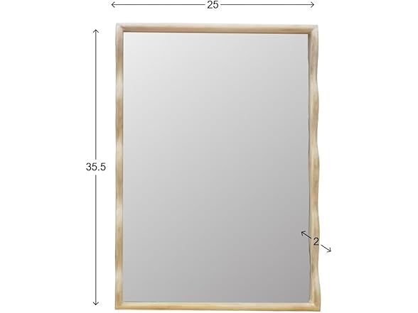 Howard Elliott Collection Willow Scalloped Mirror