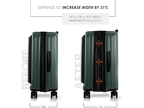 TRAVELARIM 20 Inch Carry On Luggage 