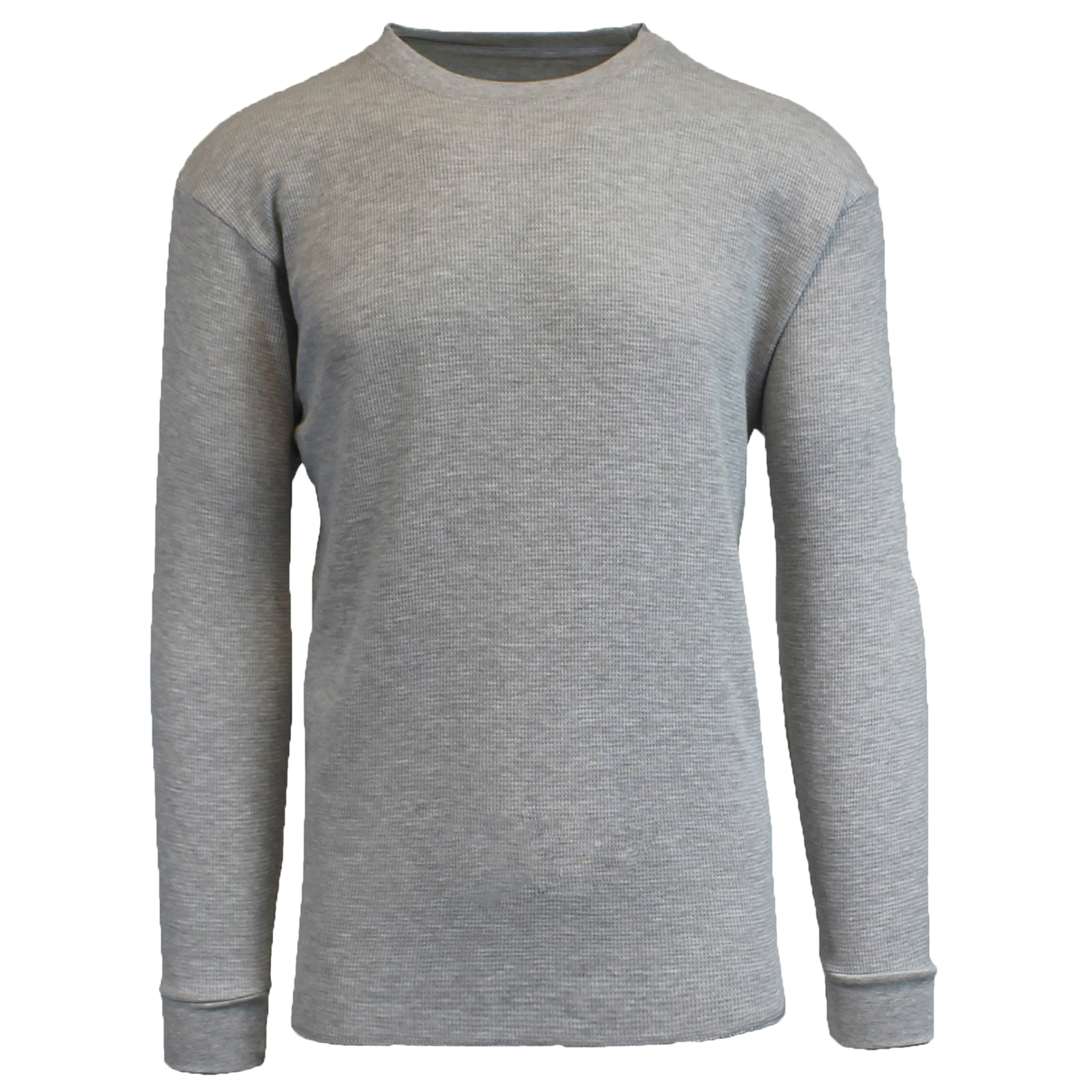 3Pk Asst Mens Waffle-Knit Thermal Shirts - Gallery 15