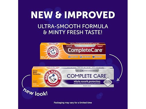 Arm and Hammer Stain Defense Toothpaste 6oz 6pk