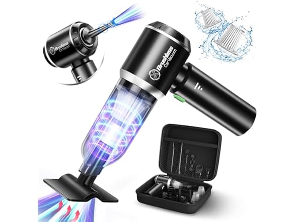 Abcsolt 18000Pa Car Vacuum Cleaner