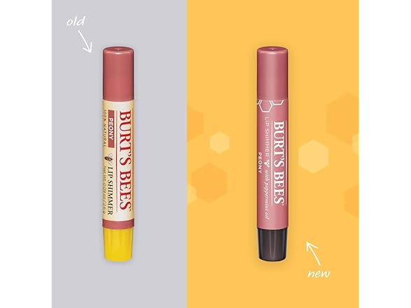 Burt's Bees, Lip Shimmer Peony, 0.09 Ounce