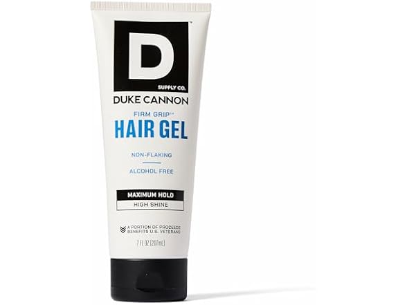 Duke Cannon Firm Grip Hair Gel, 7 oz