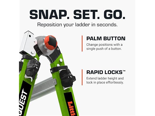 Little Giant Conquest 2.0 18ft Multi-Position 17117-001