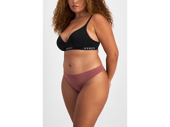 Bonds Women Seamless Invisi Thong Mid Rise Blend - Gallery 5