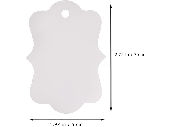 LOOMY 200 PCS Gift Tags with Pre Cut