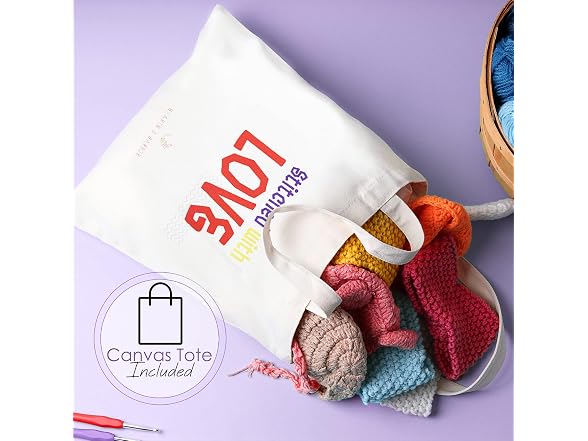 Hearth & Harbor Crochet Kit with Crochet Hooks Yarn Set