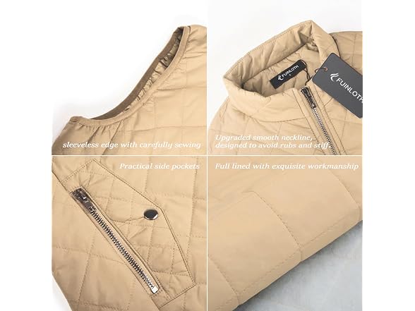 Fuinloth Women (XS) Quilted Vest