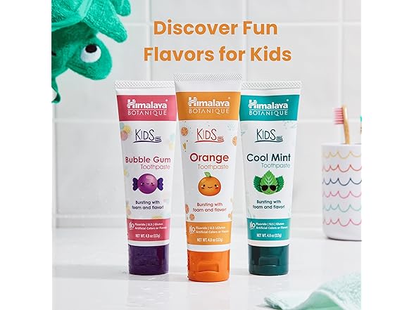 Himalaya Himalaya Kids Orange Toothpaste, 4oz