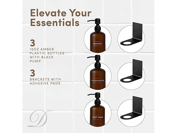 Amber Plastic Bottle