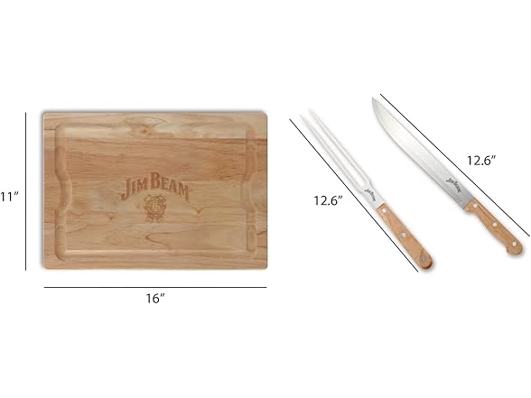 Jim Beam 3-Piece Carving Set