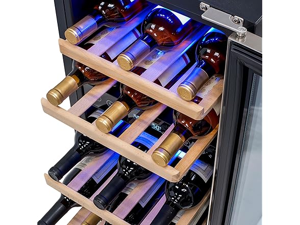 Newair Dual Zone Wine Fridge - 29 Bottles