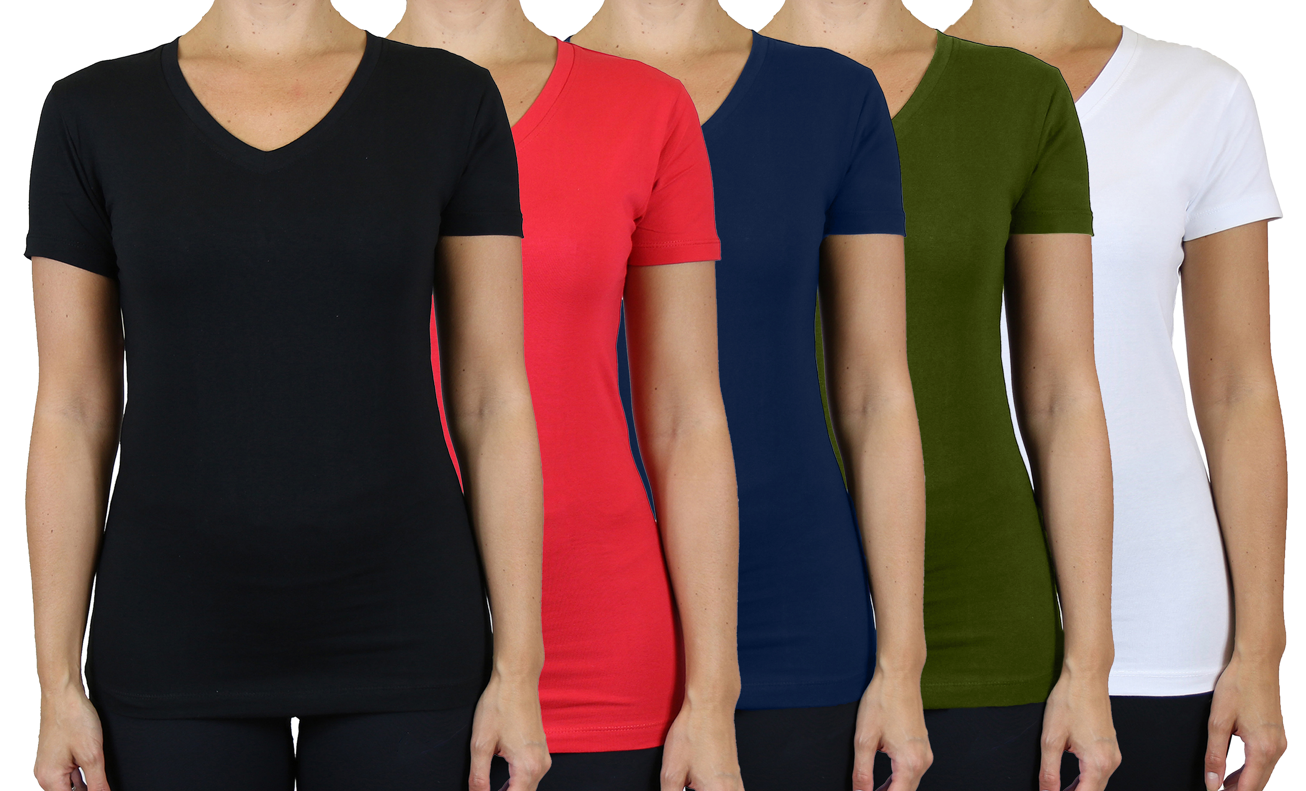 Womens S/S Cotton Stretch Tee - Gallery 25