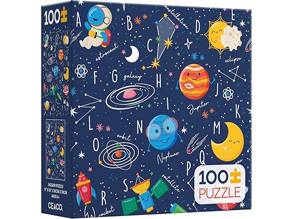 Ceaco- Space Friends 100Pc Jigsaw Puzzle