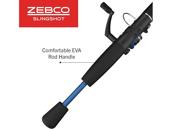Zebco Slingshot Spinning Reel and Fishing Rod Combo