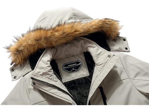 Moerdeng Women (L) Waterproof Ski Jacket Snow Coat