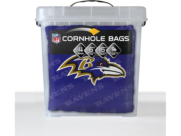YouTheFan NFL Cornhole Bags (4-Pack)