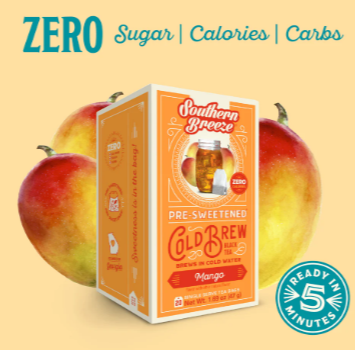 (6pk) Southern Breeze Mango Iced Tea Bags (20 bags per box) - Gallery 8