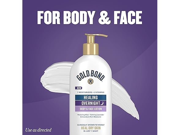 Gold Bond Overnight Body & Face Lotion 13oz - Gallery 9