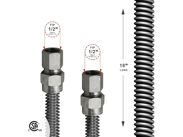 Flextron FTGC-SS12-18B 18 In Flexible Gas