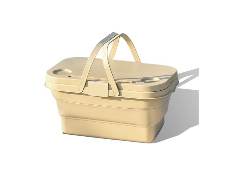Seamless Outdoors – Collapsable Picnic Basket With Tray Stand