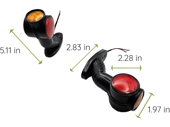 Generic  LED EdgeMarker Set of 2 Amber