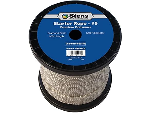 Stens New 100' Diamond Braid Starter Rope