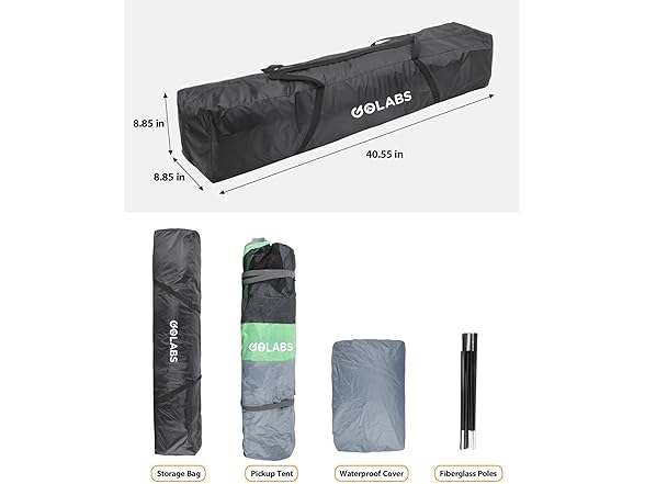 Golabs Truck Bed Tent for 5-6 ft